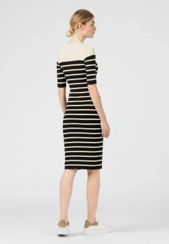 HALLHUBER Prix Réduit MIT STREIFENDESSIN - Robe fourreau robes col rond femme -France Hallhuber Soldes Boutique 026517ec6ca94c258f48f1a25e78d43a
