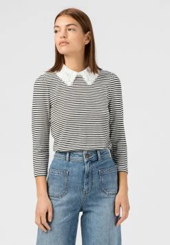 HALLHUBER Assurance De l’Authenticité T-shirt à manches longues t-shirts et tops col à revers femme