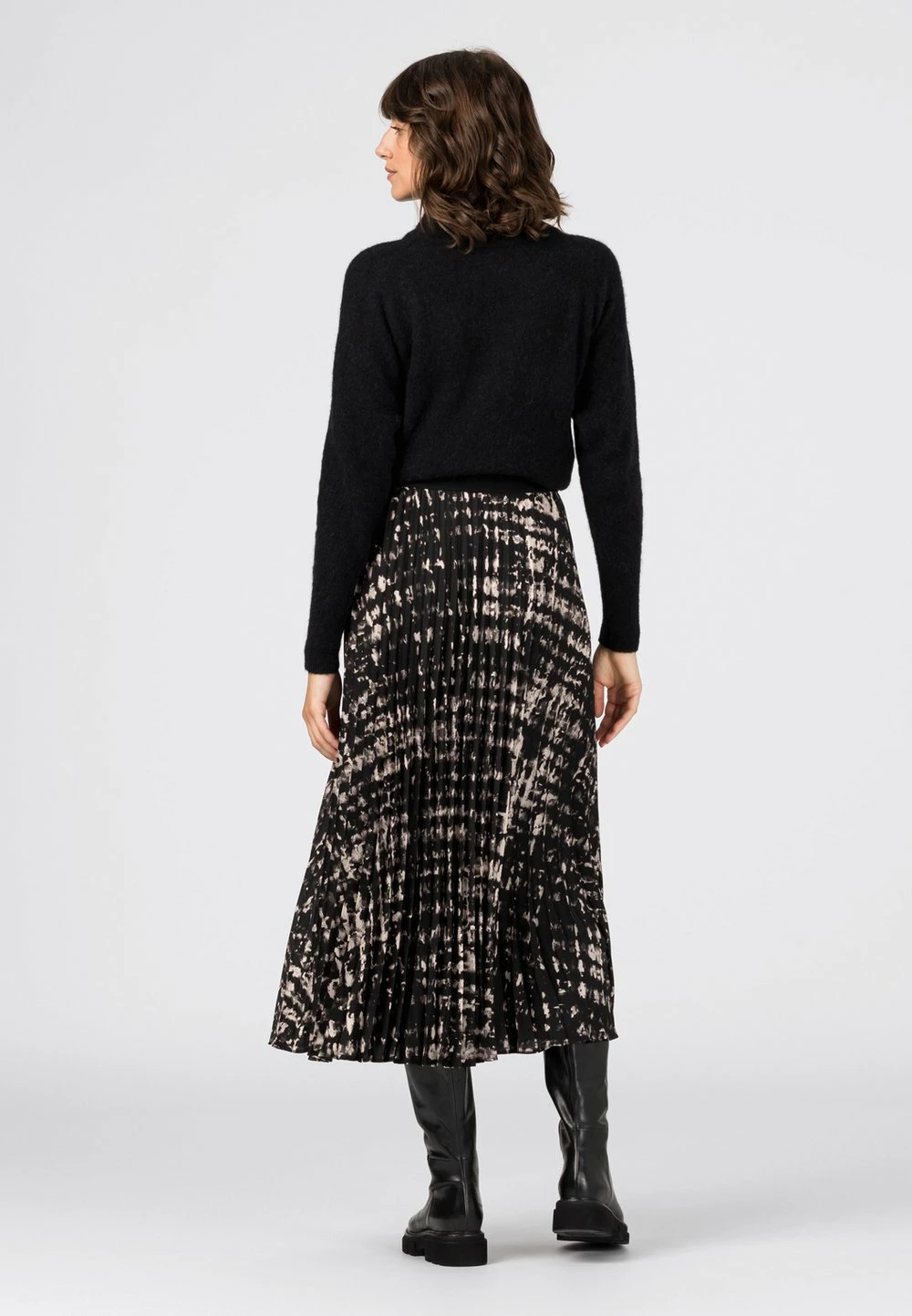 HALLHUBER Jupe trapèze excellente qualité jupes imprimé femme 2 HALLHUBER Jupe trapèze excellente qualité jupes imprimé femme – Image 2