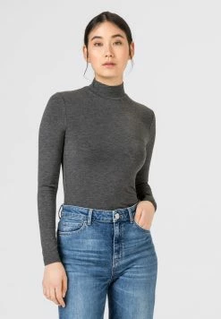 Discount En Ligne HALLHUBER MIT KRAGEN - T-shirt à manches longues t-shirts et tops col officier femme