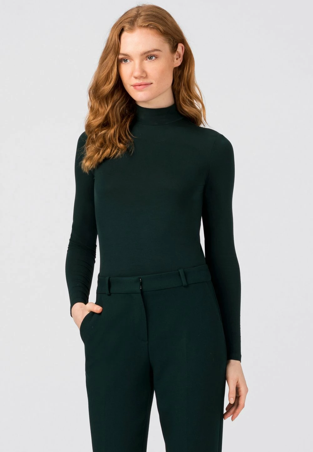 HALLHUBER Prix Compétitif T-shirt à manches longues t-shirts et tops col montant femme 1 HALLHUBER Prix Compétitif T-shirt à manches longues t-shirts et tops col montant femme