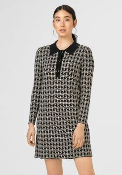 HALLHUBER Robe pull Qualité garantie 100% robes col à revers femme