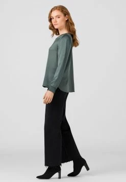 HALLHUBER Prix Refroidis MIT STRICKBLENDEN - T-shirt à manches longues chemises et blouses col rond femme -France Hallhuber Soldes Boutique 136ab4ba251b4d2ea076cd7802fb550f