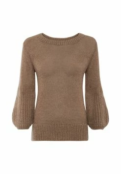 Promos HALLHUBER MIT GLOCKENÄRMELN - Pullover pulls et gilets col rond femme -France Hallhuber Soldes Boutique 147db778ebaa4046991b17049c2830f6