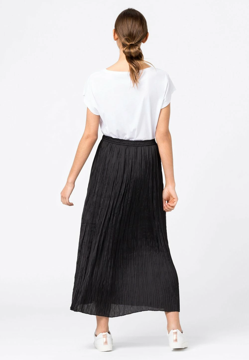 HALLHUBER Vendre-Réclame Jupe plissée jupes couleur unie femme 3 HALLHUBER Vendre-Réclame Jupe plissée jupes couleur unie femme – Image 3