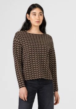 HALLHUBER Prix Favorable PULLOVER JACQUARD AUS REINER MERINO - Pullover pulls et gilets col bateau femme