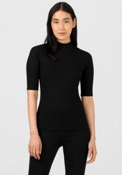 HALLHUBER Meilleure qualité BASIC-RIPP MIT TURTLENECK - T-shirt basique t-shirts et tops col rond femme