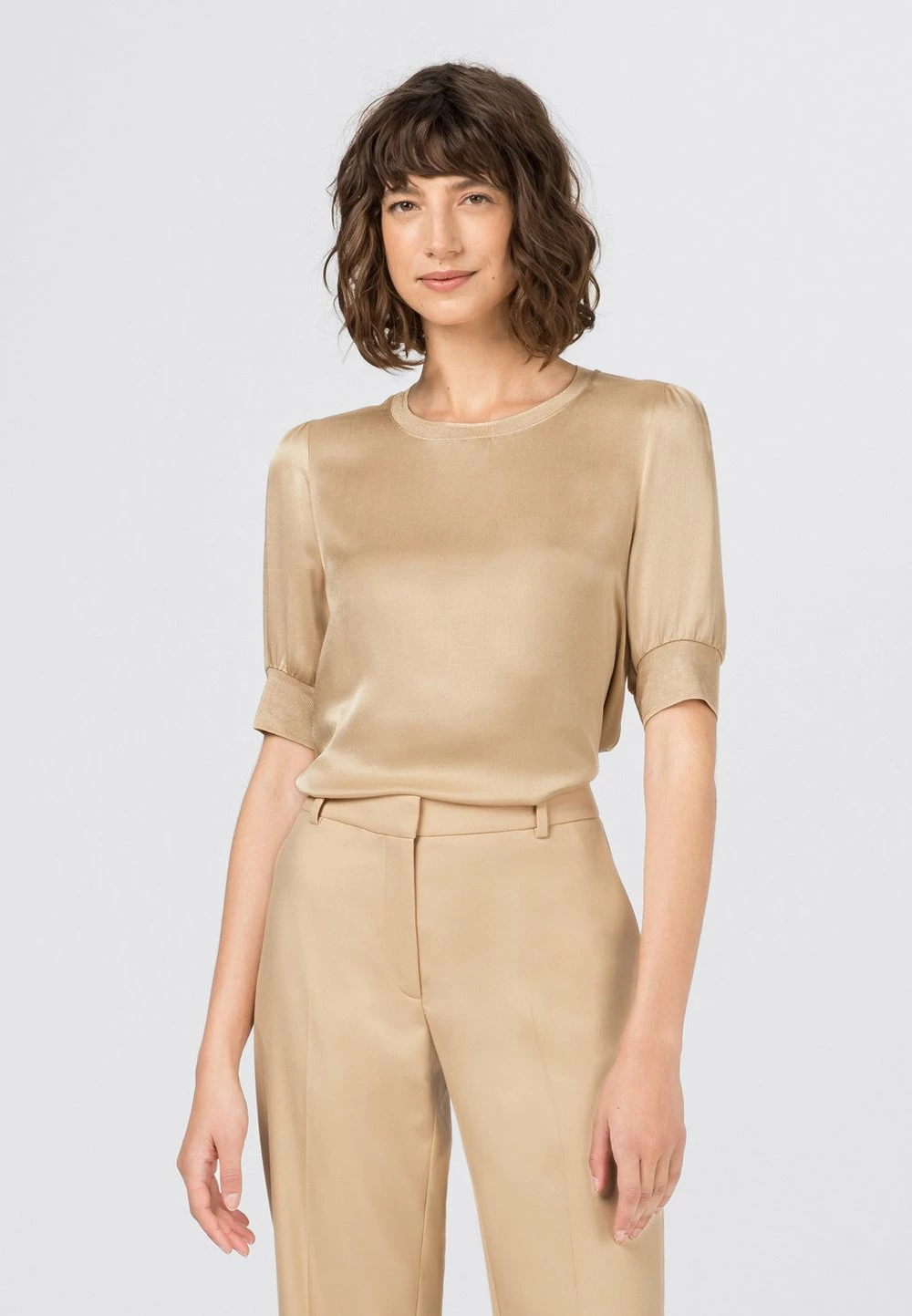 HALLHUBER Vendre T-shirt basique t-shirts et tops col rond femme 1 HALLHUBER Vendre T-shirt basique t-shirts et tops col rond femme