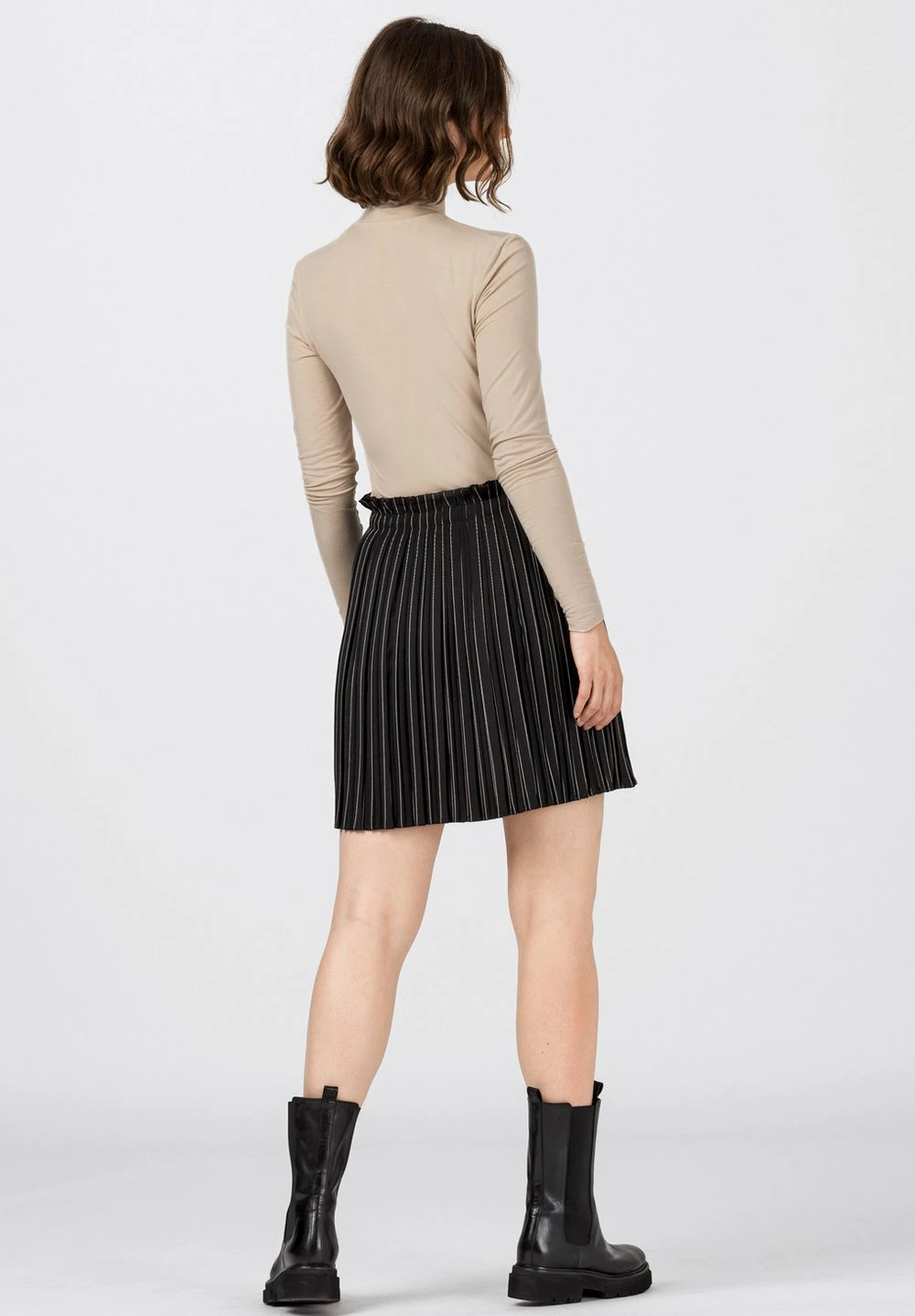 Prix Acceptable HALLHUBER Jupe plissée jupes fines rayures femme 2 Prix Acceptable HALLHUBER Jupe plissée jupes fines rayures femme – Image 2