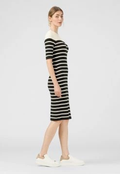 HALLHUBER Prix Réduit MIT STREIFENDESSIN - Robe fourreau robes col rond femme -France Hallhuber Soldes Boutique 42db394a099c4e9ea04306893010f056