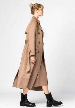 HALLHUBER Prix Réduit Manteau classique manteaux col rond femme -France Hallhuber Soldes Boutique 4ae23a810122432994747b5664866920