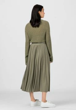 HALLHUBER Jupe plissée Authentique 100% jupes normale femme -France Hallhuber Soldes Boutique 4c3b119cbe5545f1b2f284cd953f6b03