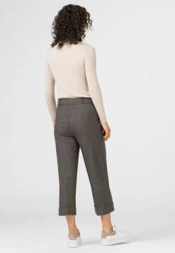 Prix d’Amis HALLHUBER GECROPPTE AUS RECYCELTEN FASERN MIT PEPITA - Pantalon classique pantalons haute femme -France Hallhuber Soldes Boutique 4ed50331ea214037a296c5a7be23eae7