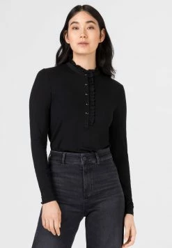 HALLHUBER LONGSLEEVE MIT RÜSCHEN - Blouse Haute Qualité chemises et blouses col officier femme