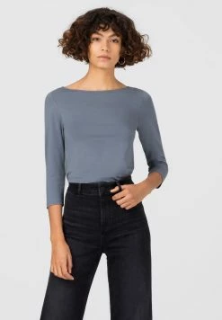 HALLHUBER T-shirt à manches longues qualité absolue t-shirts et tops col montant femme