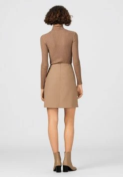 Prix Préférentiel HALLHUBER Jupe trapèze jupes fermeture éclair femme -France Hallhuber Soldes Boutique 6177c4f63a6f4e0a8e71afe8a99e284b