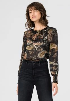 Prix Dégriffé HALLHUBER PAISLEY-PRINT - Blouse chemises et blouses col rond femme