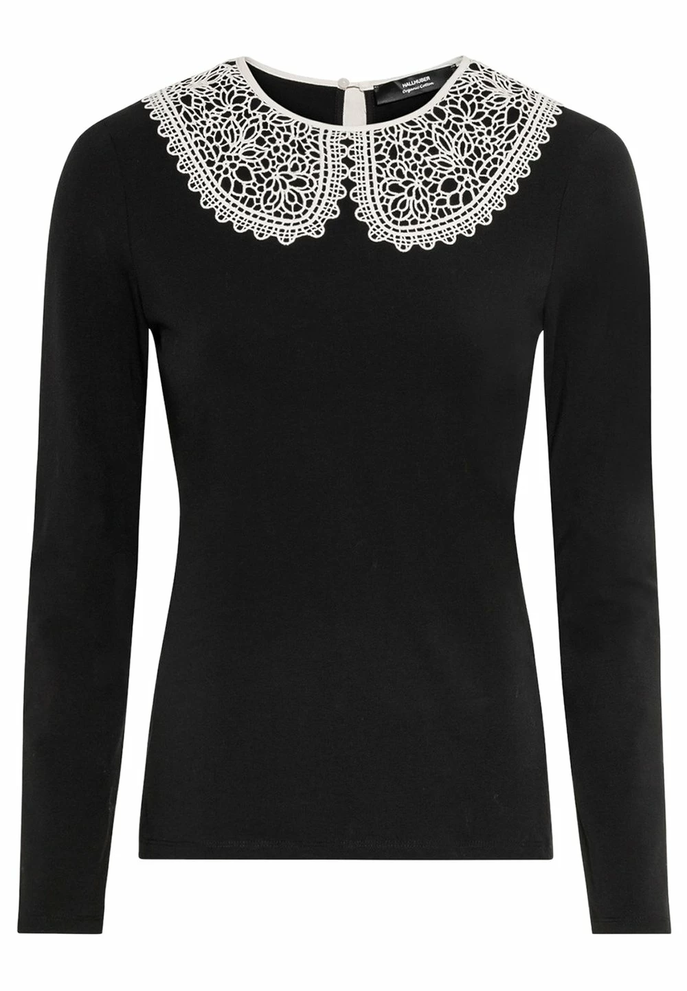 HALLHUBER T-shirt à manches longues Assurance De l’Authenticité t-shirts et tops col claudine femme 5 HALLHUBER T-shirt à manches longues Assurance De l’Authenticité t-shirts et tops col claudine femme – Image 5