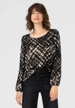 Prix Discount HALLHUBER MIT CAMOUFLAGE-PRINT - Blouse chemises et blouses col rond femme