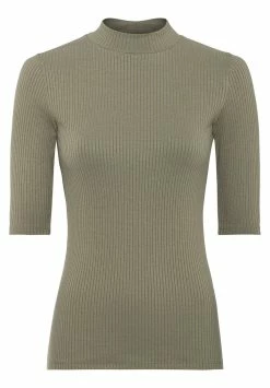 HALLHUBER BASIC-RIPP MIT TURTLENECK - T-shirt basique Prix Gelé t-shirts et tops col rond femme -France Hallhuber Soldes Boutique 6c81d06094cd4079ae42c3a35f17e322