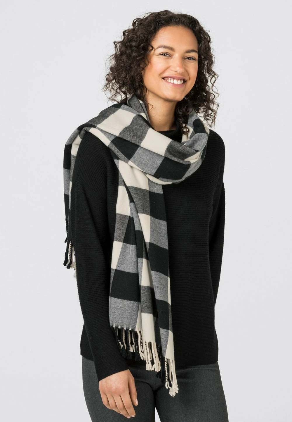 HALLHUBER Vendre-Réclame Écharpe Écharpes et foulards carreaux femme 1 HALLHUBER Vendre-Réclame Écharpe Écharpes et foulards carreaux femme