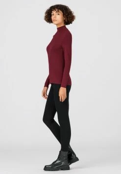 Prix Exclusifs HALLHUBER T-shirt à manches longues t-shirts et tops col montant femme -France Hallhuber Soldes Boutique 898f881b28704fbfb3e3442c0bbeddcc