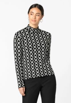 HALLHUBER JACQUARD - Pullover Assurance De l’Authenticité pulls et gilets col en v femme