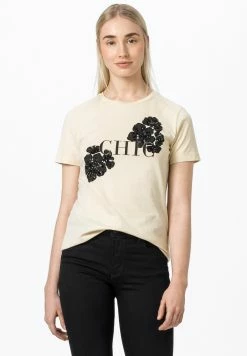 Soldes HALLHUBER T-shirt imprimé t-shirts et tops col rond femme