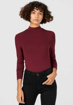 Prix Exclusifs HALLHUBER T-shirt à manches longues t-shirts et tops col montant femme