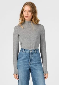 Prix Bradés HALLHUBER MIT KRAGEN - T-shirt à manches longues t-shirts et tops col officier femme