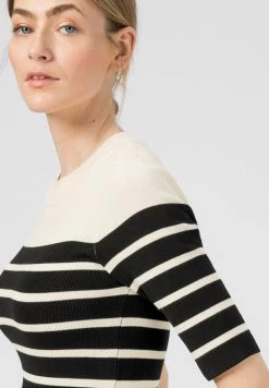 HALLHUBER Prix Réduit MIT STREIFENDESSIN - Robe fourreau robes col rond femme -France Hallhuber Soldes Boutique a8a69f2e0f024e0a96954fb096423fdc