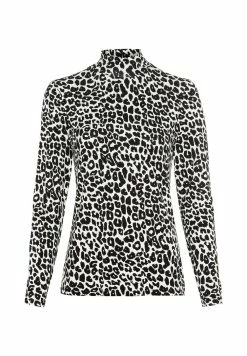 Petit Prix HALLHUBER T-shirt à manches longues t-shirts et tops col officier femme -France Hallhuber Soldes Boutique b3550fe4e54247b9baa81d32bd2215d0