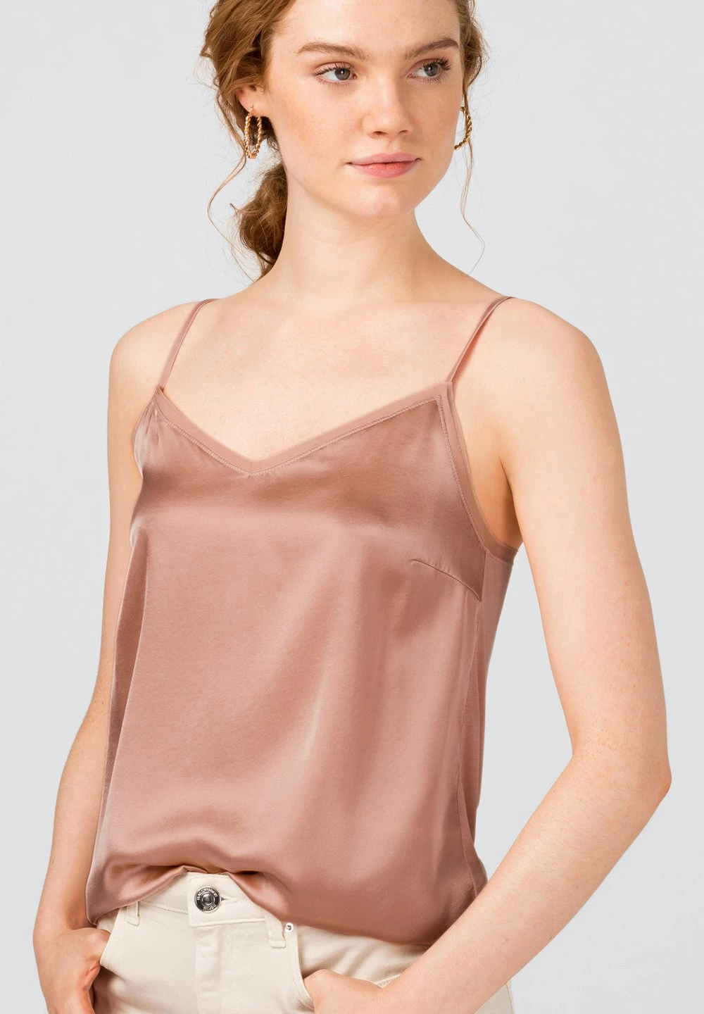 Prix Aimable HALLHUBER Débardeur t-shirts et tops col en v femme 3 Prix Aimable HALLHUBER Débardeur t-shirts et tops col en v femme – Image 3