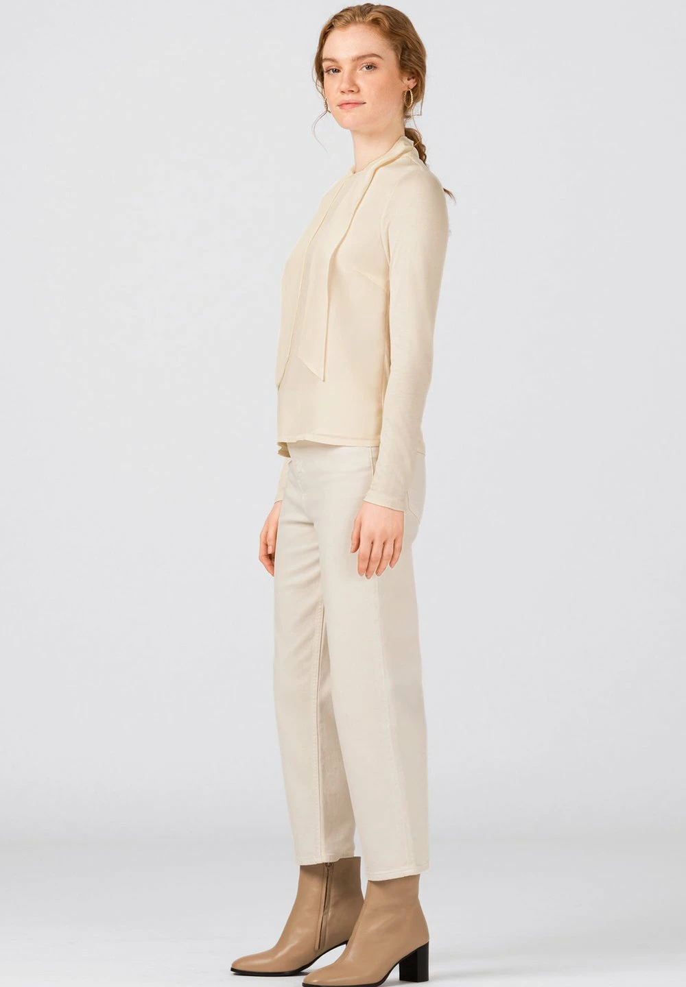 HALLHUBER Bon Rapport Coût-Efficacité Blouse chemises et blouses col rond femme 4 HALLHUBER Bon Rapport Coût-Efficacité Blouse chemises et blouses col rond femme – Image 4