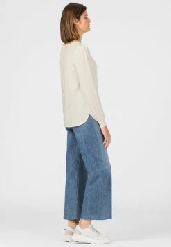 HALLHUBER En Remise MIT STRICKBLENDEN - T-shirt à manches longues chemises & blouses col bateau femme -France Hallhuber Soldes Boutique c011043d4a5148a4bf7afffb554139fd