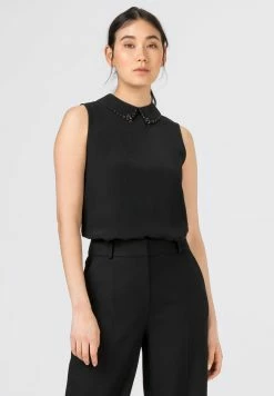 Prix Refroidis HALLHUBER PERLENVERZIERT - Blouse chemises et blouses col chemise femme