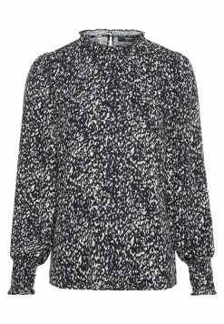 Meilleur Prix Garanti HALLHUBER MIT RÜSCHEN UND SMOKDETAILS - Blouse chemises et blouses col rond femme -France Hallhuber Soldes Boutique c5022ceb560041c0bbea8b71f145dffe