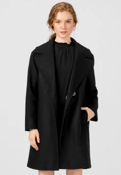 HALLHUBER Manteau court Prix Discount manteaux col revers femme