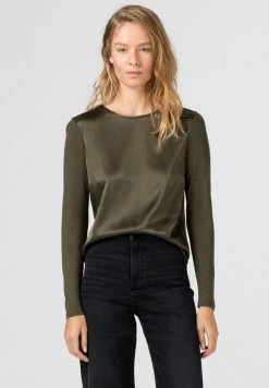 HALLHUBER excellente qualité T-shirt à manches longues t-shirts et tops col rond femme