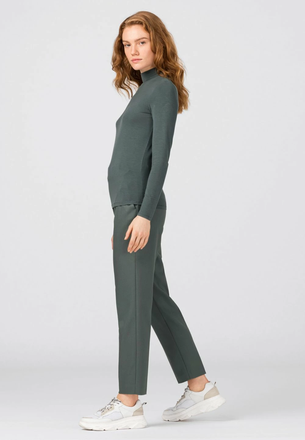 HALLHUBER T-shirt à manches longues Prix Accessible t-shirts et tops col montant femme 3 HALLHUBER T-shirt à manches longues Prix Accessible t-shirts et tops col montant femme – Image 3