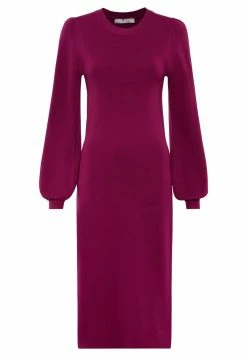 Prix Usine HALLHUBER MIT BALLONÄRMELN - Robe pull robes col rond femme -France Hallhuber Soldes Boutique ce2808b829a24a92a22b53a12877a927