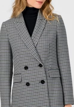 HALLHUBER Qualité garantie 100% INDOOR AUS RECYCELTEN FASERN MIT PEPITAMUSTER - Blazer vestes col revers femme -France Hallhuber Soldes Boutique cfe5b553cfa54bd98a41b0d235630bd8