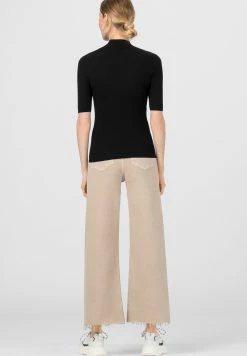 HALLHUBER MOCK - T-shirt basique Prix Aimable t-shirts et tops col officier femme -France Hallhuber Soldes Boutique d3689fa93e814fbb9b71d516ad614fff