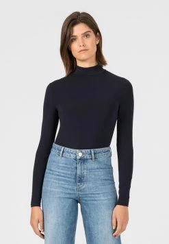 Bas Prix HALLHUBER T-shirt à manches longues t-shirts et tops col montant femme