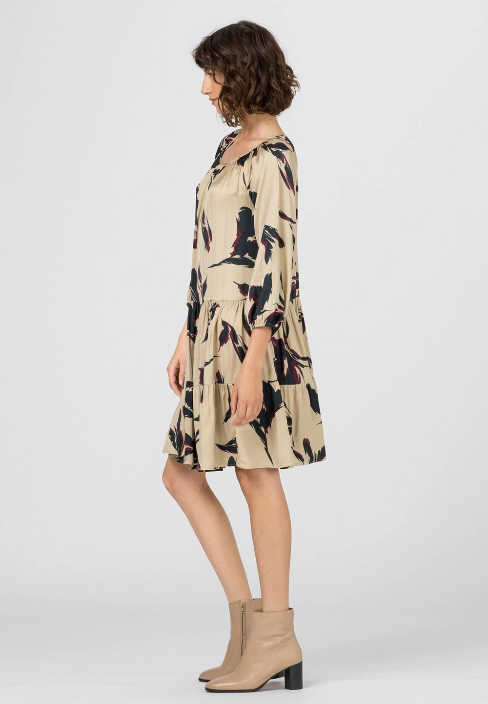 Qualité Garantie HALLHUBER MIT STUFENVOLANTS - Robe de jour robes col rond femme 3 Qualité Garantie HALLHUBER MIT STUFENVOLANTS - Robe de jour robes col rond femme – Image 3