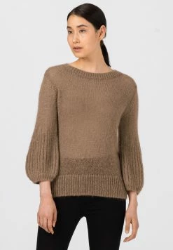 Promos HALLHUBER MIT GLOCKENÄRMELN - Pullover pulls et gilets col rond femme