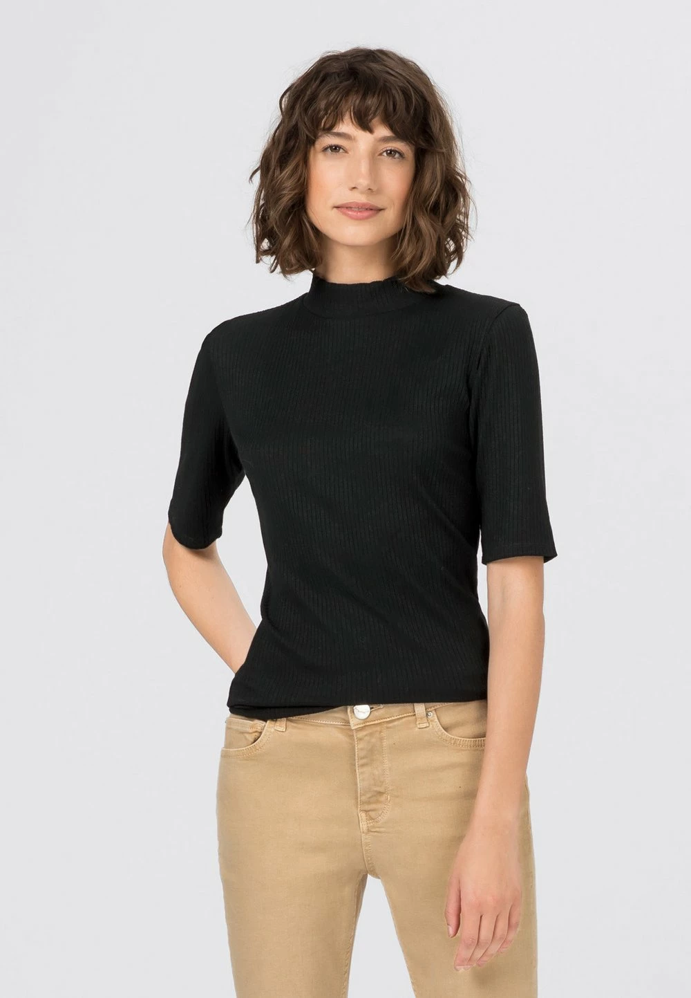 Première Qualité HALLHUBER T-shirt basique t-shirts et tops col officier femme 15 Première Qualité HALLHUBER T-shirt basique t-shirts et tops col officier femme – Image 15