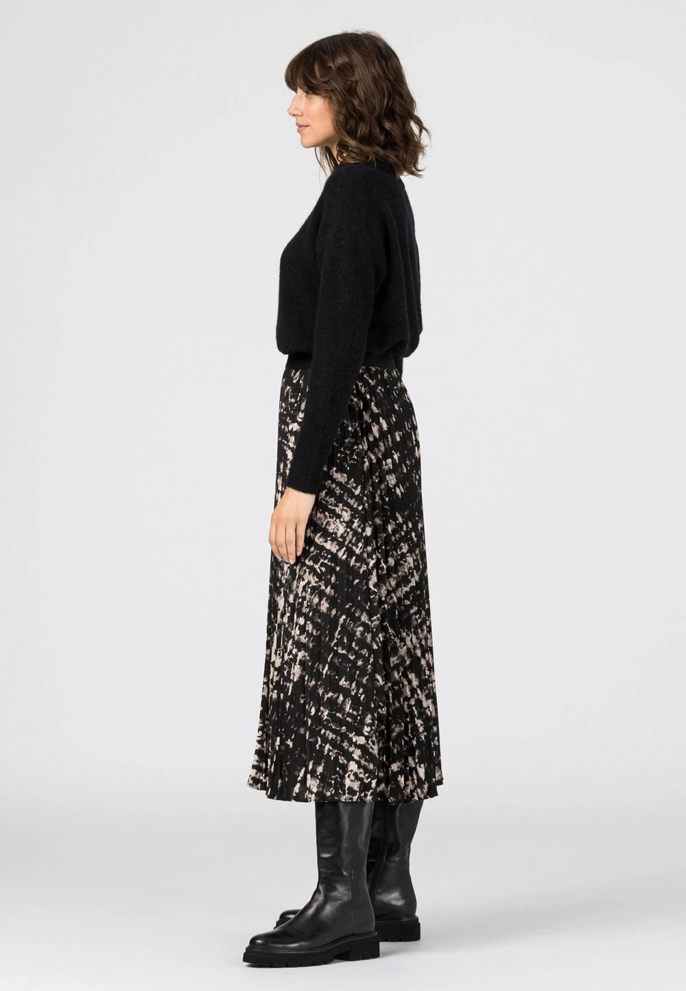 HALLHUBER Jupe trapèze excellente qualité jupes imprimé femme 3 HALLHUBER Jupe trapèze excellente qualité jupes imprimé femme – Image 3