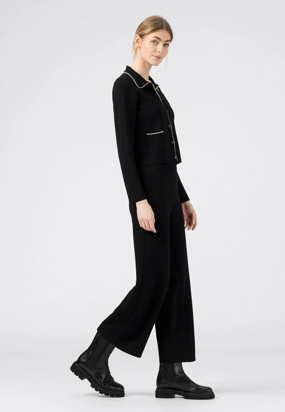 HALLHUBER Gilet Prix Abordable pulls & gilets col à revers femme 2 HALLHUBER Gilet Prix Abordable pulls & gilets col à revers femme – Image 2