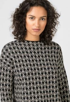 HALLHUBER Prix Raisonnable JACQUARD AUS - Pullover pulls & gilets col rond femme -France Hallhuber Soldes Boutique ed9e811e769d48bcb73bb2b776f5e93e